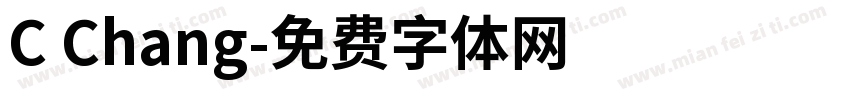 C Chang字体转换